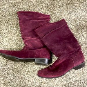 Purple Mid-calf Boots
